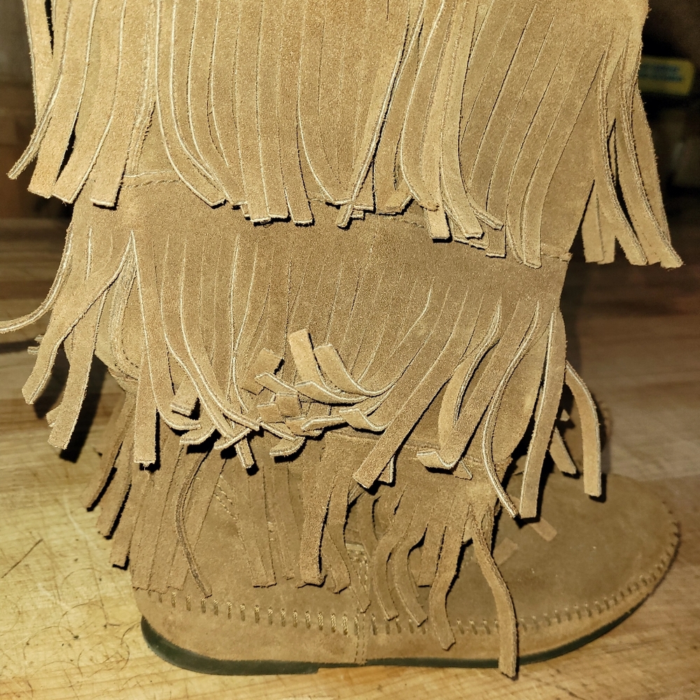 Minnetonka Suede Fringe Boots - image 6